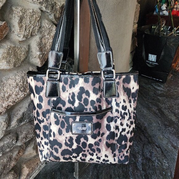 Nine West Leopard Print Textile Shoulder Bag - Picture 6 of 16